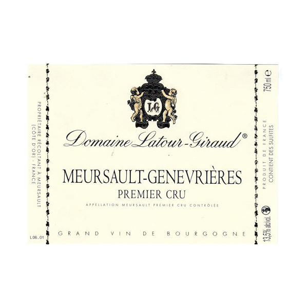 도멘 라뚜르 지로, 뫼르소 쥬느브리에르 프리미에 크뤼 2016